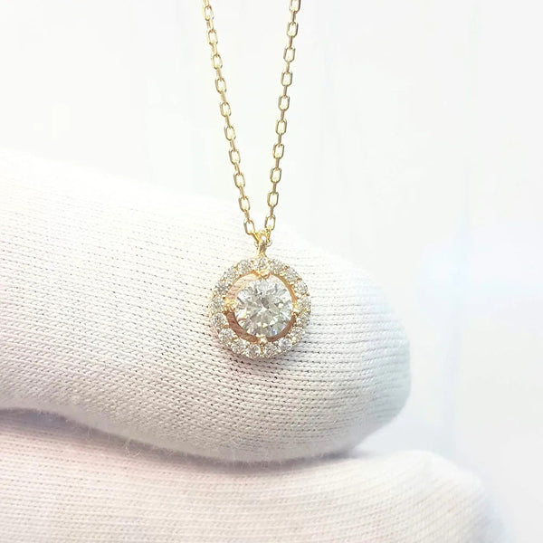 Luxury Round Crystal Pendant – Stylish Daily & Party Wear Jewelry