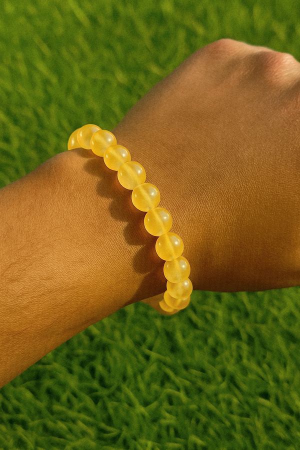 Citrine Energy Bracelet – Zivrah Divine Healing Crystal for Success, Natural Yellow Gemstone Bracelet,  Zivrah Divine Positive Energy Jewel
