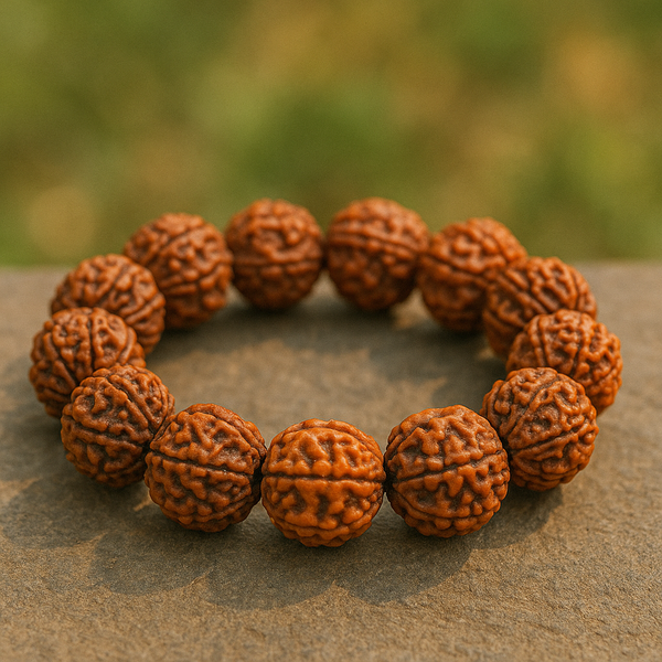 Rudraksha Bracelet – Natural Spiritual Beads for Protection & Positive Energy
